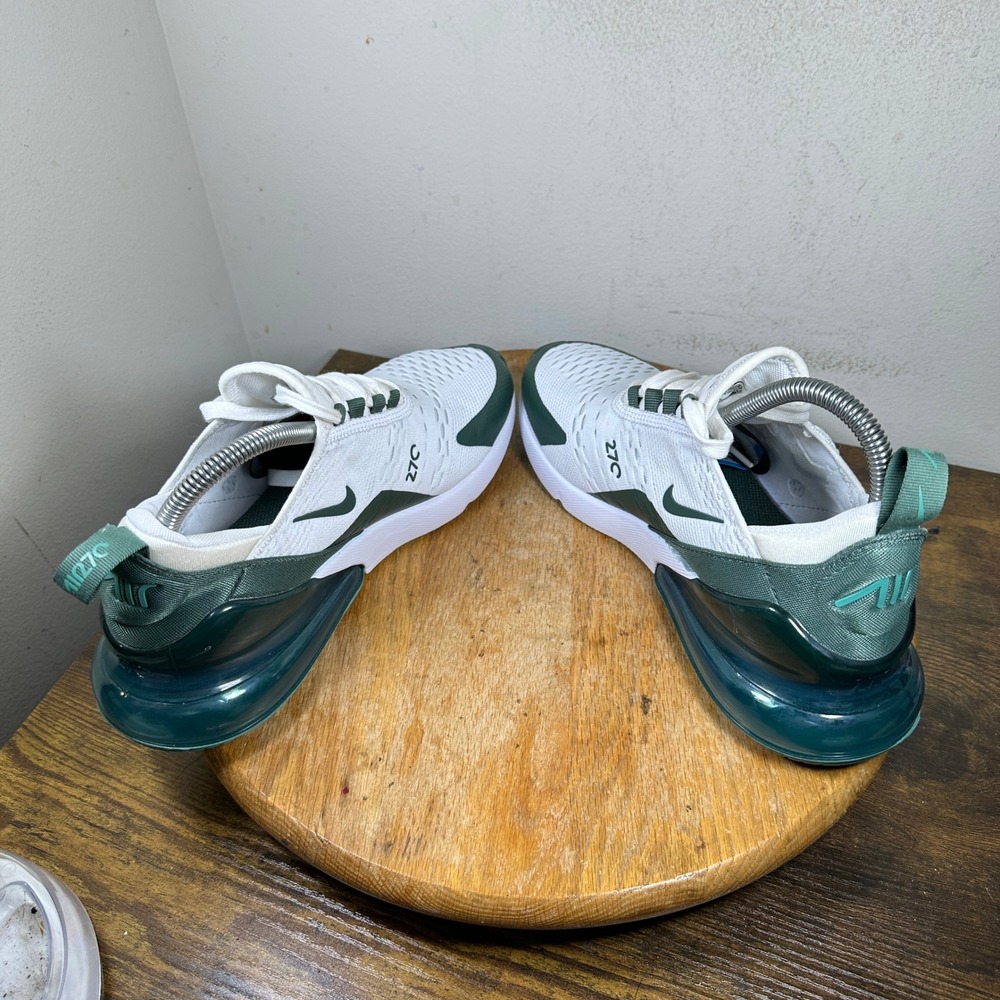 Nike Air Max 270 Womens White Gorge Green Running Shoes HQ3421-100 Size 8.5 - Picture 8 of 8
